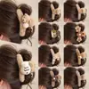 Presilha de cabelo de pelúcia em formato de peixe para outono e inverno para mulheres, luxo leve e toque de alta qualidade, tamanho grande para cabelos grossos, acessório de cabelo versátil tipo pinça de tubarão