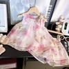 Ropa para Niños al por Mayor Trajes para Niñas Verano 25 Nuevo Conjunto de Dos Piezas Rosa Rosa sin Mangas y Shorts para Niños