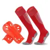Conjunto de Equipamentos de Proteção para Futebol, Meias de Futebol, Caneleiras de Futebol, Meias Esportivas para Adultos e Crianças, Venda por Atacado de Caneleiras