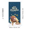 Cortina Banderín Cubierta de Puerta Navideña Transfronteriza Papá Noel Tela Colgante Decorativa para Exteriores Venta al por Mayor Cubierta de Puerta Festiva Personalización
