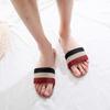 Pantuflas de Lino para el Hogar para Parejas Pantuflas de Interior Suelo de Madera Algodón y Lino Hogar Antideslizantes Suela Gruesa Pantuflas de Verano para Hombre y Mujer