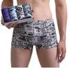 Venta Directa de Fábrica Ropa Interior para Hombre Estampada Sin Costuras Cintura Media Talla Grande Transpirable Boxer Briefs Suministro de Puesto Callejero Leggings para Hombre