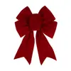 Fita de Natal com Laço de Veludo e Fivela com Flor Grande para Decoração de Árvore de Natal - Produto Novo Transfronteiriço