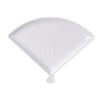 Vajilla de melamina imitación porcelana plato en forma de abanico para refrigerios postres plato triangular de forma especial creativo plato frío plato frío comercial