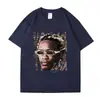 Camiseta con Estampado Gráfico del Rapero Young Thug Verano para Hombres y Mujeres g