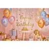 Banner de Fondo para Fiesta de Cumpleaños Más Vendido de Amazon para Decoración de Ambiente de Sala de Estar y Dormitorio y Tapiz Fotográfico