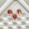 Zircón de corte araña de dos tonos degradado de alto brillo de 5A, color degradado de alto fuego de 6 mm, diamante suelto para arte de uñas hecho a mano y accesorios de joyería