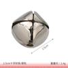 Transfronteiriço 22mm redondo metal cor pintura sino cruz sino bronze sino acessórios de jóias diy