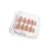 Caja de Almacenamiento de Uñas Portátil de Alta Gama Transfronteriza, Caja de Empaque para Uñas Artísticas, Caja de Regalo Exquisita de Alta Gama para Almacenamiento y Exhibición de Uñas Postizas, En Stock