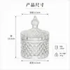 Azucarero de Cristal Grabado de Lujo Recuerdo de Boda Tarro para Caramelos Sala de Estar Snack Tarro de Almacenamiento Sellado Directamente del Fabricante