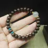 Pulsera de Cuentas de Ábaco Chengguibao Pulsera de Madera de Ágar Pulsera Joyería Simple Luminosa Cuentas Budistas Rosario Al por Mayor