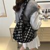 Bolsa Jeans Estilo Novo 2024 Feminina Estudante Japonesa Ombro Transversal Grande Capacidade Diária Casual para o Trabalho Bolsa de Lona