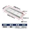 Orificio de Ventilación Disipación de Calor Negro Plateado Gabinete para Zapatos Rectangular Malla Transpirable Gabinete de Ventilación Armario de Vestir Aleación de Aluminio Malla Transpirable