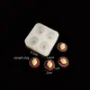 Molde Pequeño de Silicona para Juguetes Squishy, Oso, Fresa, Corazón de Chocolate, Molde de Silicona de Grado Alimenticio