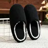 2026 TEMU Nuevas Pantuflas de Borrego para Otoño/Invierno para Mujer, Pantuflas de Felpa Gruesas Antideslizantes para el Hogar con Suela Gruesa y Forro Polar Añadido