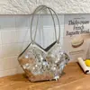 Bolso de Hombro de Moda Patchwork Personalizado con Lentejuelas para Mujer 2026 Nuevo Bolso de Mano Trendy de Primavera para Commuter Bolso de Hombro Versátil
