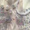 TENSOR Estilo Japonês Brilhante Strass Laser Pequena Flor Adesivos para Nail Art M-1440 Transparente Aura de Fada Flores Aurora Série