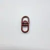Accesorios de joyería diy color de pintura ocho hebilla giratoria universal anillo de conexión llavero anti-nudo hebilla para perro colgante