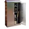 Gabinete de Almacenamiento Exterior Personalizado de Acero Inoxidable 304 Gabinete de Herramientas a Prueba de Lluvia y Sol para Patio Gabinete de Almacenamiento a Prueba de Humedad para Jardín