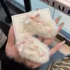 Pinza para el cabello de estrella roja de felpa de Año Nuevo, lazo, clip para flequillo, pasador lateral para cabello suelto, pasador, accesorio para el cabello de Navidad
