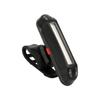 Bicicleta USB recarregável luz traseira bicicleta de montanha piscando aviso brilhante noite andar traseira lanterna bicicleta COB lâmpada luz traseira miçanga
