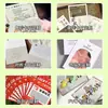 Cartões de agradecimento personalizados para serviço pós-venda, cartões para viagem com design personalizado, cartões rígidos dobráveis, cartões de felicitações de casamento e serviços de impressão e design de cartões postais