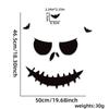 Dibujo Animado Diablo Halloween Divertido Adhesivo para Puerta Adhesivo para Ventana Utilería para Arreglo de Ambiente de Fiesta Sombrero de Bruja Letra Fieltro Adhesivo de Pared