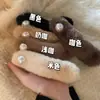 Grande Grampo de Cabelo na Nuca Outono e Inverno Clip de Tubarão de Pelúcia Grampo de Cabelo de Pérola de Alta Qualidade Acessório de Cabelo Luxo Acessível Clip de Bico de Pato