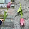 2025 Nuevo Fabricante de Flores Artificiales Rosas Rosa Claro Rosa Hortensia Peonía Guía de Camino de Boda Flores Artificiales al por Mayor