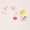 Set de Vajilla Desechable para Fiesta de Cumpleaños Lindo Estilo Soñador Hada de las Flores Platos de Papel Desechables Suministros para Decoración de Fiesta
