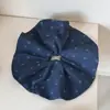 Azul Marinho Galáxia Francês de Alta Qualidade Elegante Faixa de Cabelo Laço de Cabelo Feminino Headband Corda de Cabelo Acessórios de Cabelo de Alta Qualidade Estilo Ocidental