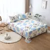 Sábana de una pieza dormitorio estudiantil cama individual doble 1.5 metros 1.8m cepillada dibujos animados infantiles sábana de 1.1 metros