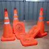 Cono Vial Plegable Telescópico Cono Reflectante de Seguridad Cubo de Helado Tráfico Vehicular Advertencia de Emergencia Vial Instalación de Bloqueo Vial