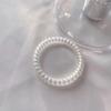 Estilo coreano ins celebridad de Internet línea telefónica transparente perla anillo de pelo sirena Ji cuerda de pelo pulsera de moda simple banda de goma accesorios para el cabello