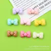 Mini lazo de purpurina accesorios de resina pegamento en crema DIY uñas funda de teléfono pasador para el pelo material de accesorios para el cabello parche lote