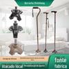 Acessórios de Bengala e Cobertura para Pés de Pessoas Idosas, Cobertura de Borracha para Muleta, Antiderrapante, Resistente ao Desgaste, Bases Espessas de Três e Quatro Pés, Borracha de Silicone