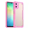 Para Samsung Galaxy A06 Funda para Teléfono Samsung GalaxyA06 Armadura de Ventilador Semitransparente Flexible Mate Funda para Teléfono
