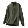 Lul Mismo Estilo Elástico en Cuatro Direcciones Cuello Alto Pequeño Chaqueta con Cremallera para Viajar al Trabajo Chaqueta Casual Urbana para Exteriores para Hombre Chaqueta