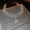 Collar con colgante de calabaza con incrustaciones de circonita y técnica de goteo de aceite para otoño e invierno, sensación de lujo ligero y alta gama, cadena para la clavícula, joyería versátil de nicho para el día a día de las mujeres