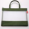 Yi Youmei B4 Horizontal de una Sola Capa Malla de Nylon Tela Oxford Bolso de Mano Bolso para Tutor Estudiante Oficina Bolsa para Almacenamiento de Información