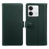 Adequado para Capa Flip de Couro Genuíno para Redmi K70/K60/Note15/13/12, Capa de Celular com Porta-Cartões Carteira