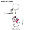 Collar Personalizado Xiyin Amazon Heiiokitty Hello Kitty Collar de Niña de Dibujos Animados Gato Kt Llavero