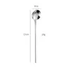 Acero Inoxidable 304 Cuchara Pequeña Cucharilla de Café Dorada Cuchara Redonda Pequeña Cuchara Nido de Pájaro Miel Postre Estilo Coreano Cuchara para Revolver