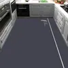 Alfombrilla Antideslizante de Tierra de Diatomeas, Alfombrilla de Pie de Área Grande de Cobertura Total, Resistente a la Suciedad para el Hogar, Fácil de Cuidar, Absorbente de Agua y Aceite, Alfombrilla de Piso para Cocina