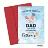 Amazon Set de Sobres para Tarjetas de Papá Inglés DIY Mensaje de Gratitud Escrito a Mano Tarjeta de Felicitación para el Día del Padre