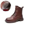 Botas Casuais Femininas Outono/Inverno 2025 Botas Femininas com Zíper Lateral e Cadarço Botas Femininas Curtas Botas Femininas Macias Emagrecedoras