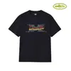 Marca de moda estadounidense Corteiz Camiseta Casual Deportiva Holgada de Manga Corta con Estampado de Barco de Crucero Alcatraz para Pareja