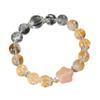 Blanco Natural Cristal Blanco Asai Calabaza Cuentas Pulsera para Mujer Dulce Fresco Rosa Cristal Estrellas Pulsera Pixiu Joyería al por Mayor