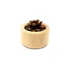 Difusor de Aceite Esencial para Coche Piña Madera Material DIY Decoración Adorno Difusor de Aromaterapia para Interiores de Madera