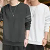 Sudadera de Cuello Redondo para Hombre, Marca de Tendencia Otoñal, Versátil Estampada Holgada de Manga Larga, Atuendo Unisex para Pareja, Top de Estudiante
